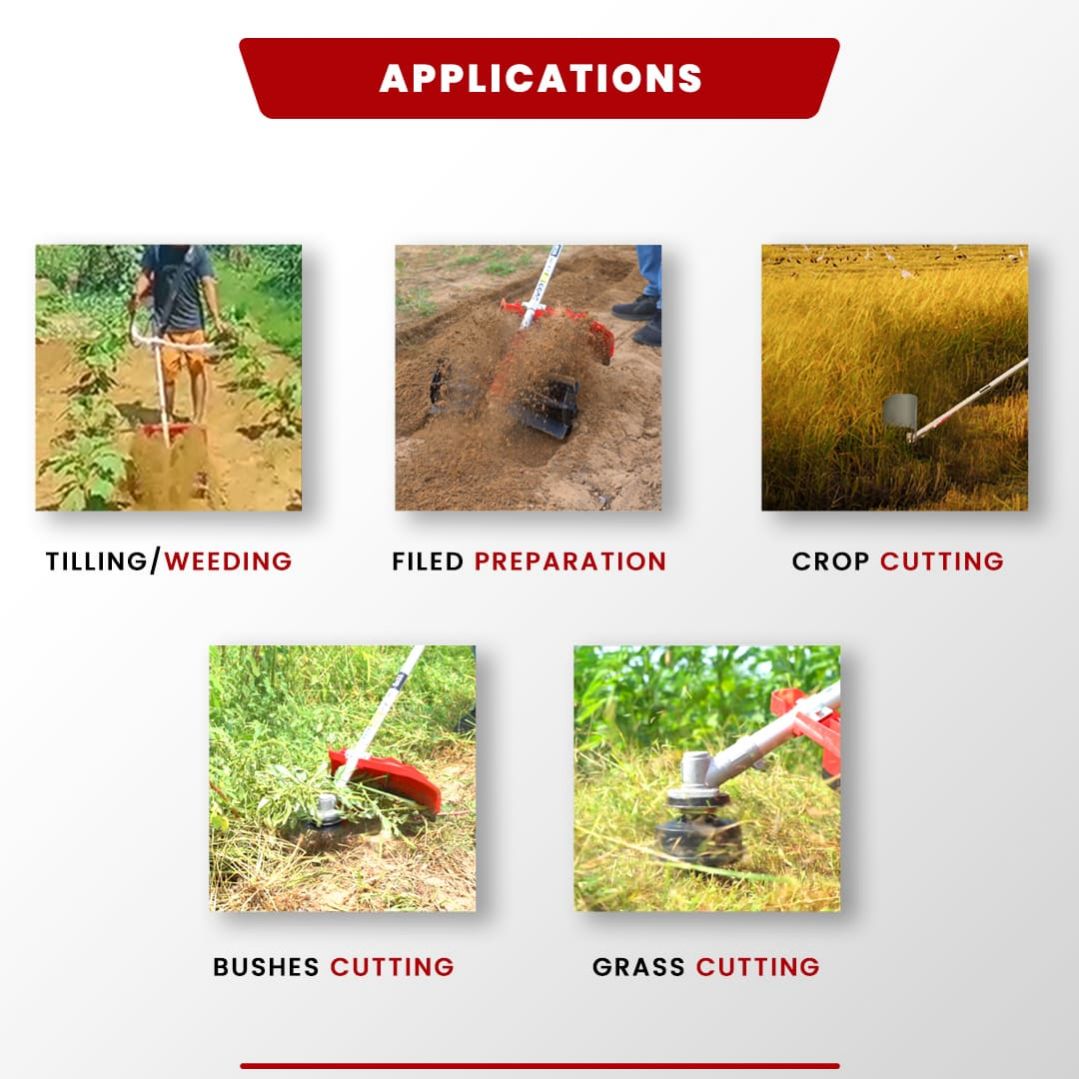 Balwaan-back-pack-crop-cutter-with-tiller-attachment