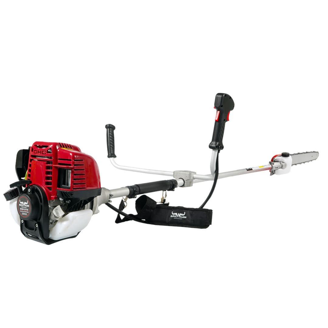 Side-pack-crop-cutter-with-chainsaw-attachment