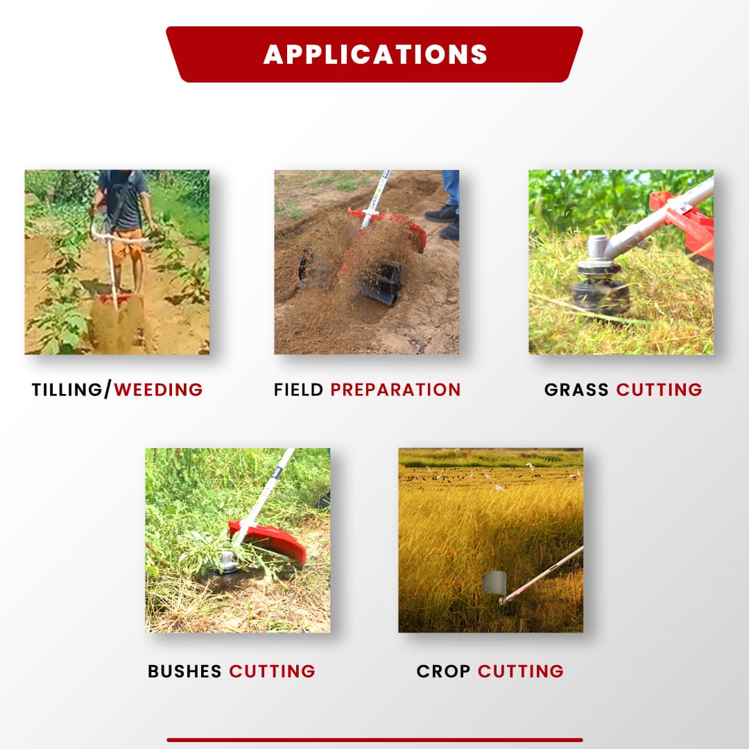 Balwaan-side-pack-crop-cutter-with-tiller-attachment