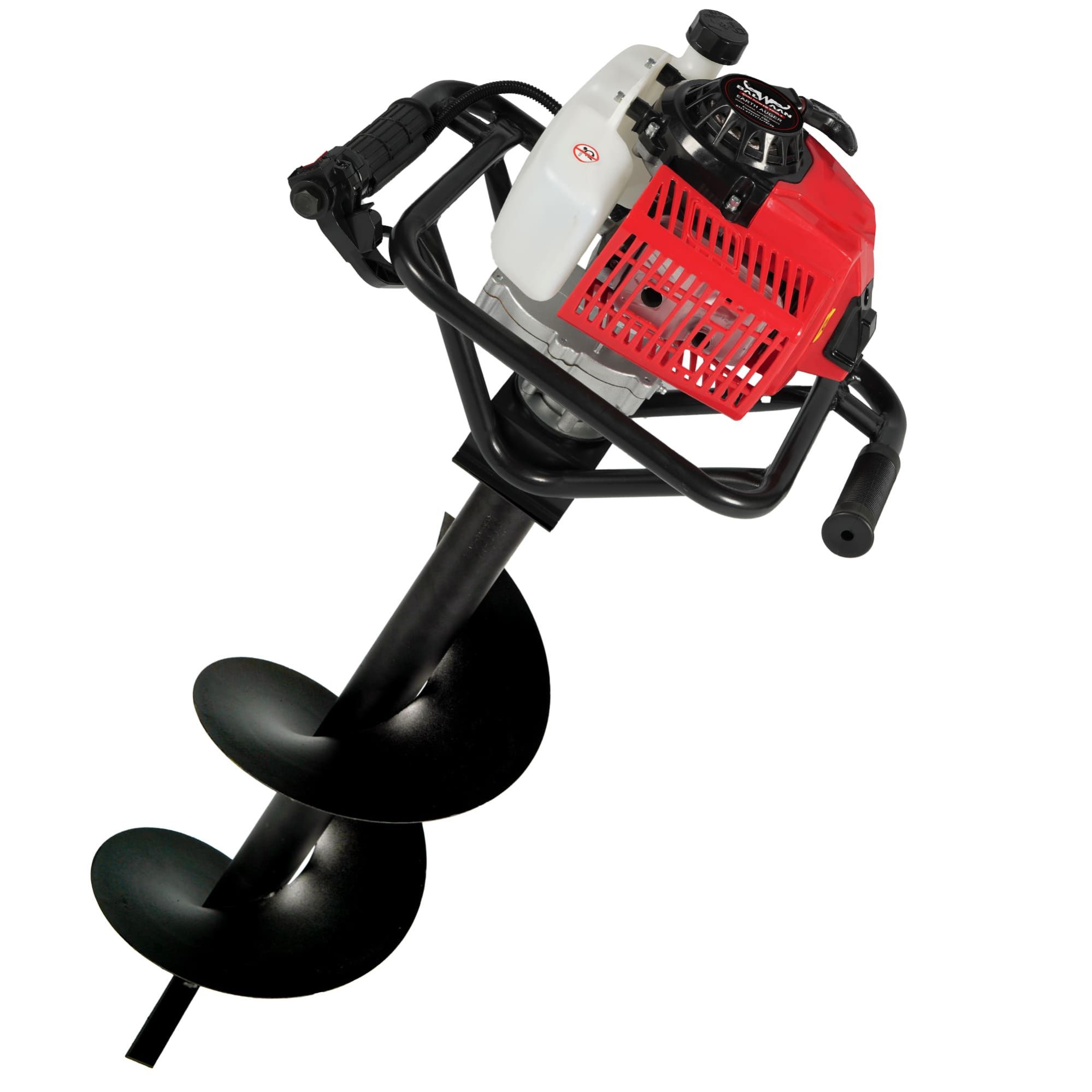 Balwaan 63cc Earth Auger with 8 Inch & 12 Inch Planter| BE-63