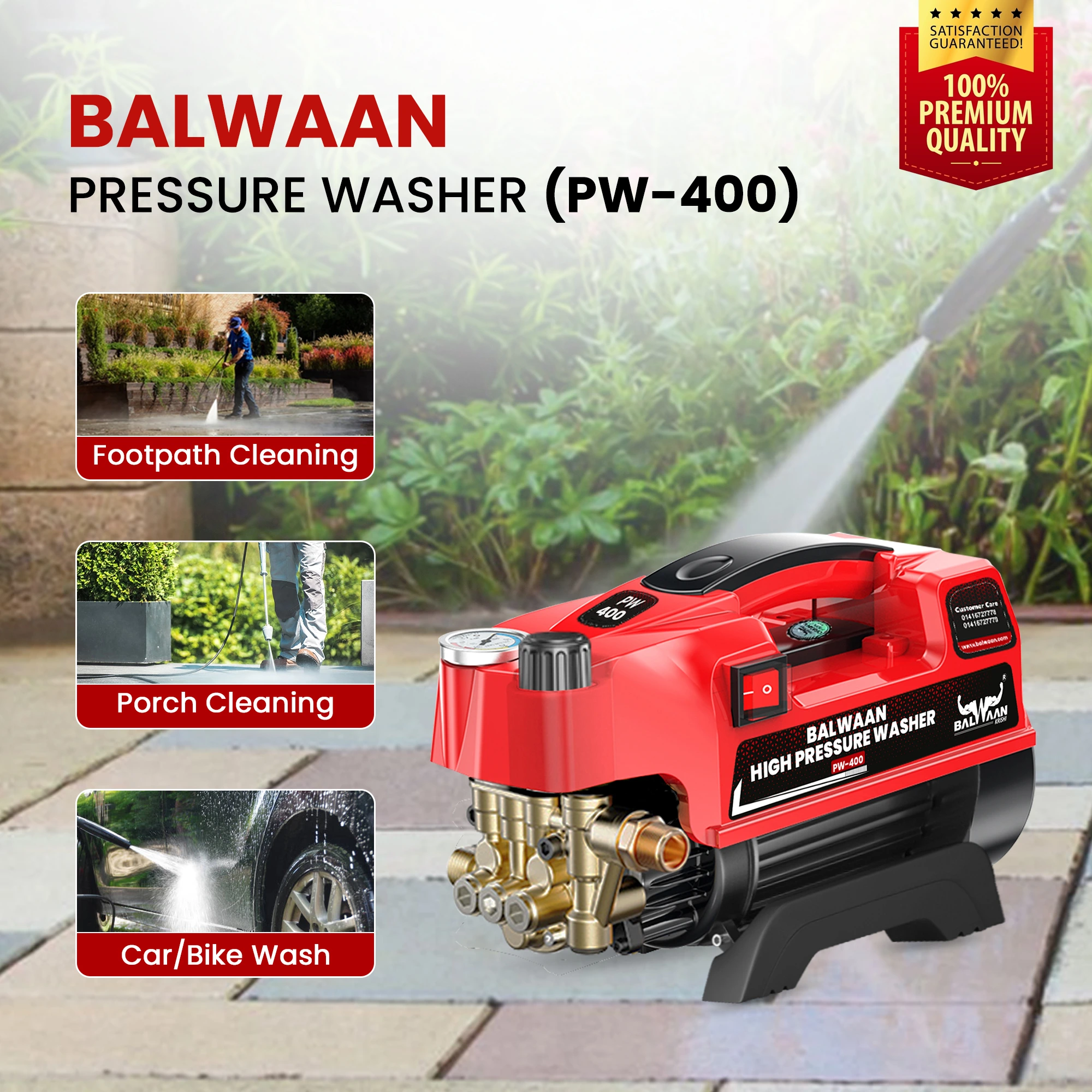 Balwaan-high-pressure-washer-usage-pw-400