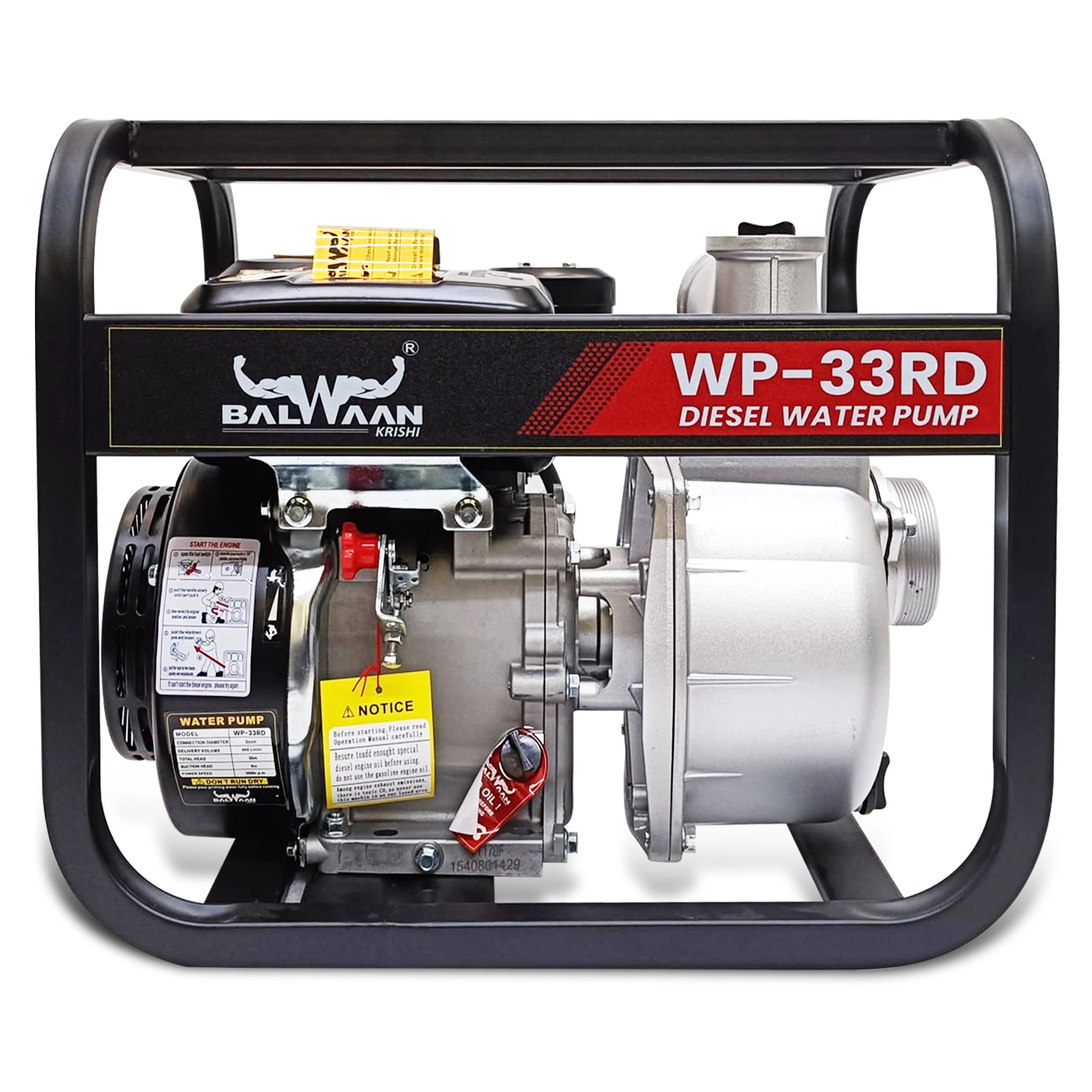 7hp-diesel-water-pump-machine