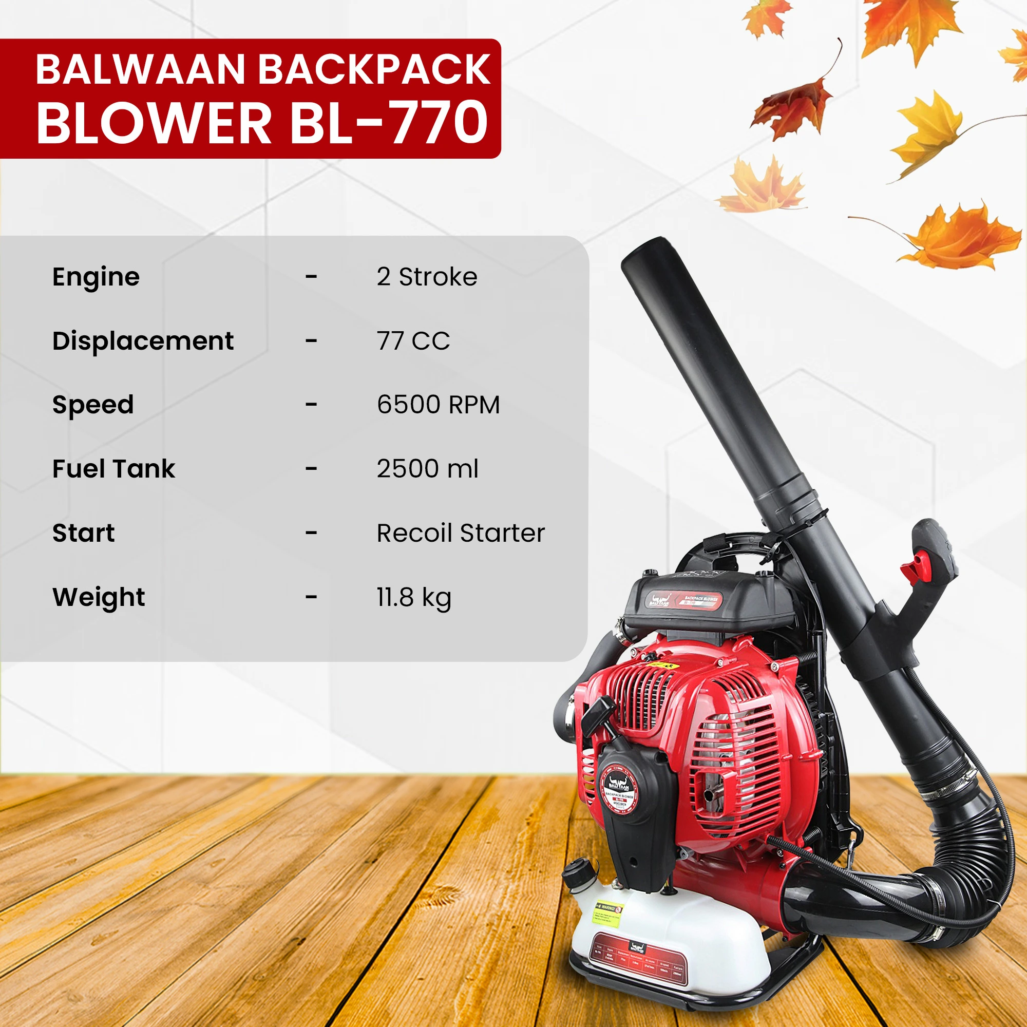 Backpack-leaf-blower-machine-with-2-stroke-engine
